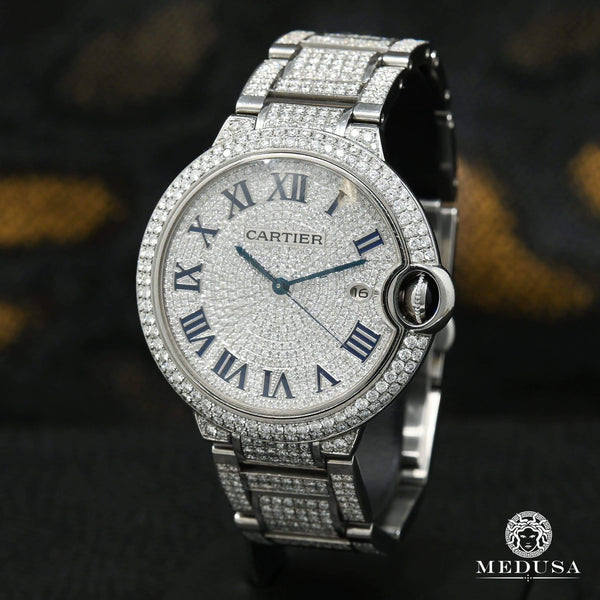 42mm Cartier Ballon Bleu Iced