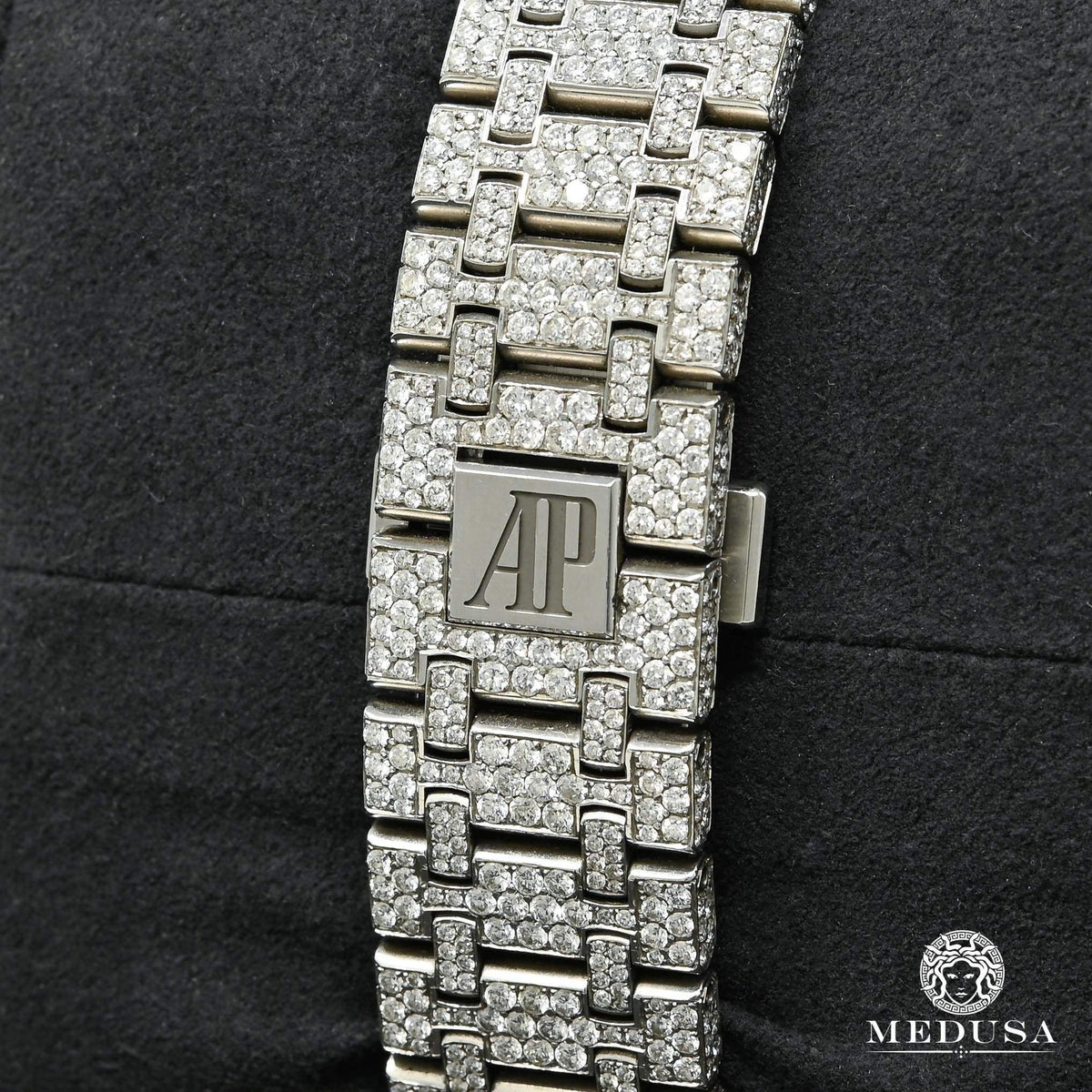 Montre Audemars Piguet | Montre Homme 41mm Audemars Piguet Royal Oak - Black Iced Stainless