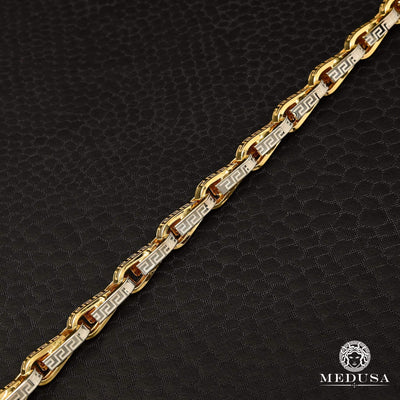 Gold Medusa-medallion curb-link bracelet | Versace | MATCHES UK