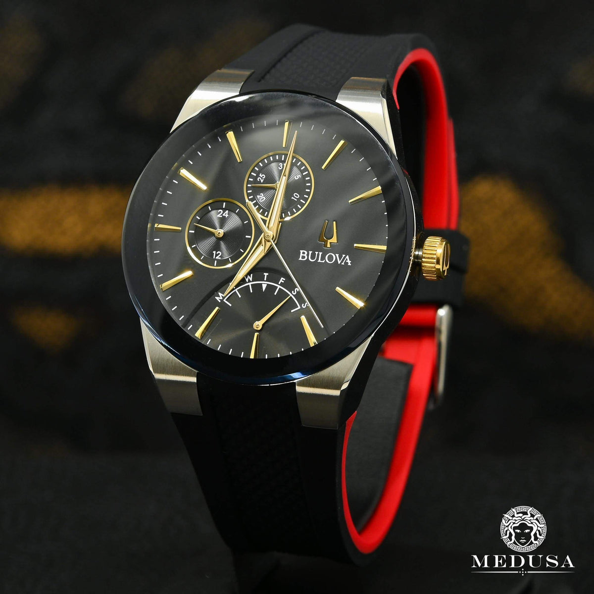 Montre Bulova | Montre Homme Bulova Futuro - 98C138 Or 2 Tons