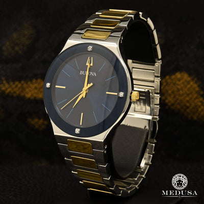 Montre Bulova | Montre Homme Bulova Futuro - 98E117 Or 2 Tons