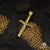 Pendentif en Or 10K | Pendentif Croix Crucifix X6 Or Jaune