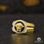 Bague en Or 10K | Bague Homme Glam H35 Or Jaune