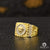 Bague en Or 10K | Bague Homme Glam H37 Or 2 Tons