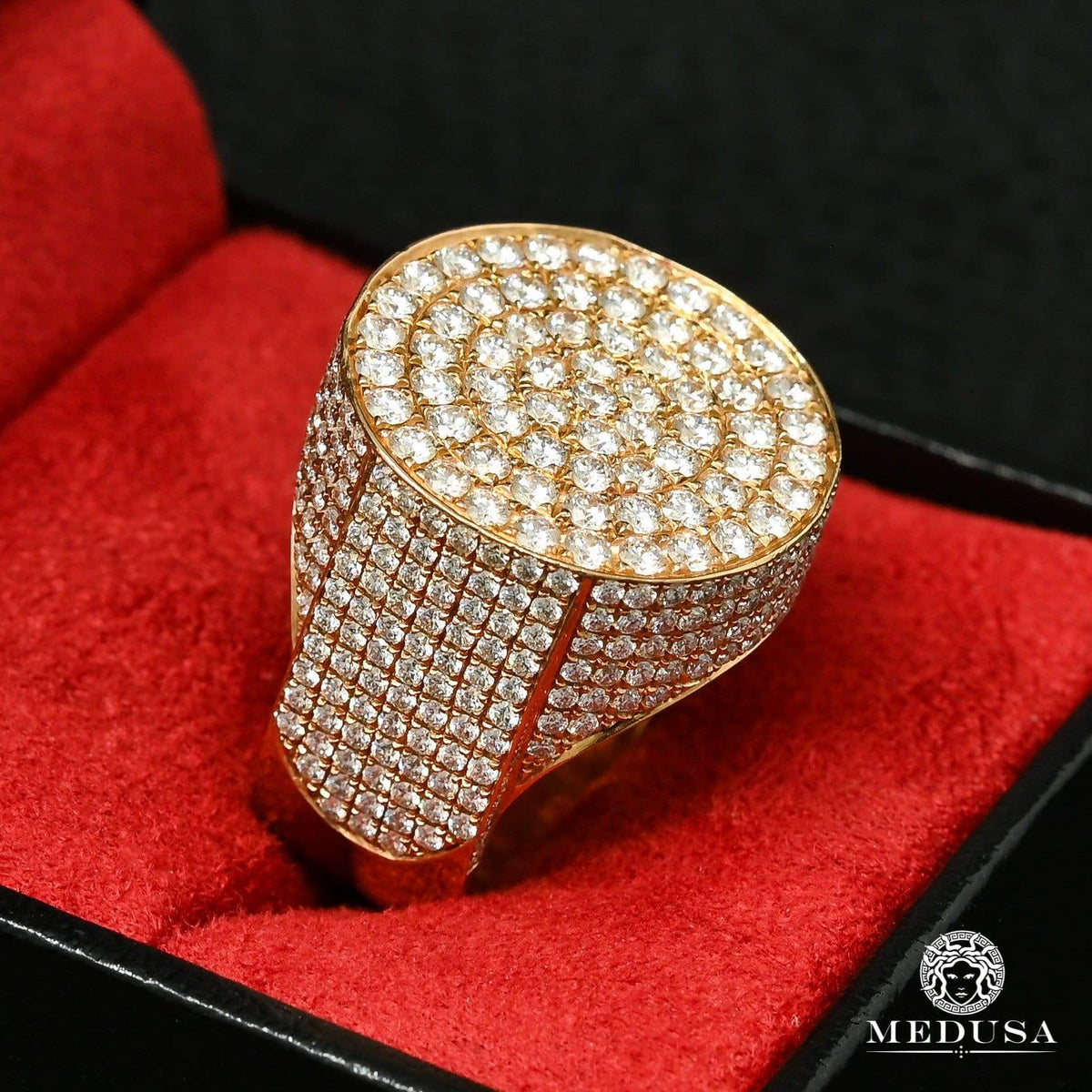 Bague à Diamants en Or 10K | Bague Homme Luxurious D13 - VVS