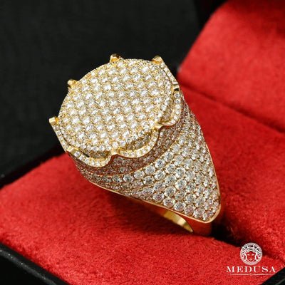 Bague à Diamants en Or 10K | Bague Homme Luxurious D7 - VVS