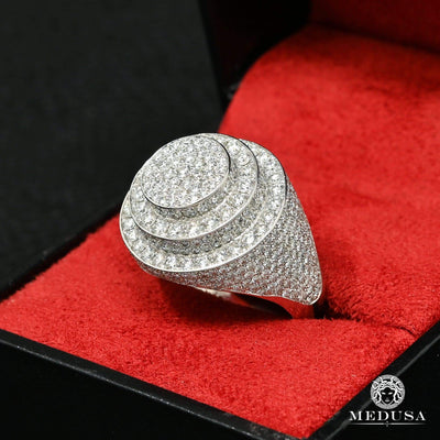 Bague à Diamants en Or 10K | Bague Homme Luxurious D8 - VVS