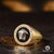 Bague en Or 10K | Bague Homme Mirror H5 Or 2 Tons