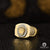 Bague en Or 10K | Bague Homme Pyrex H11 Or Jaune