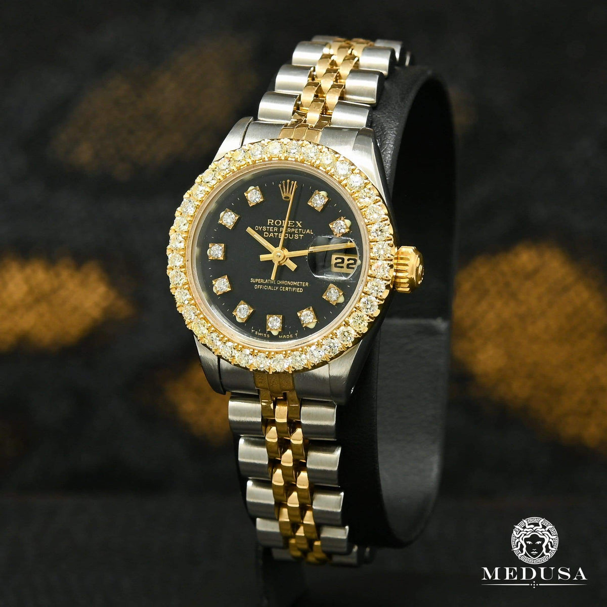 Montre Rolex | Montre Femme Rolex Datejust 26mm - Black Or 2 Tons