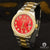 Montre Rolex | Montre Homme Rolex Datejust 36mm - Red Arabic Or 2 Tons