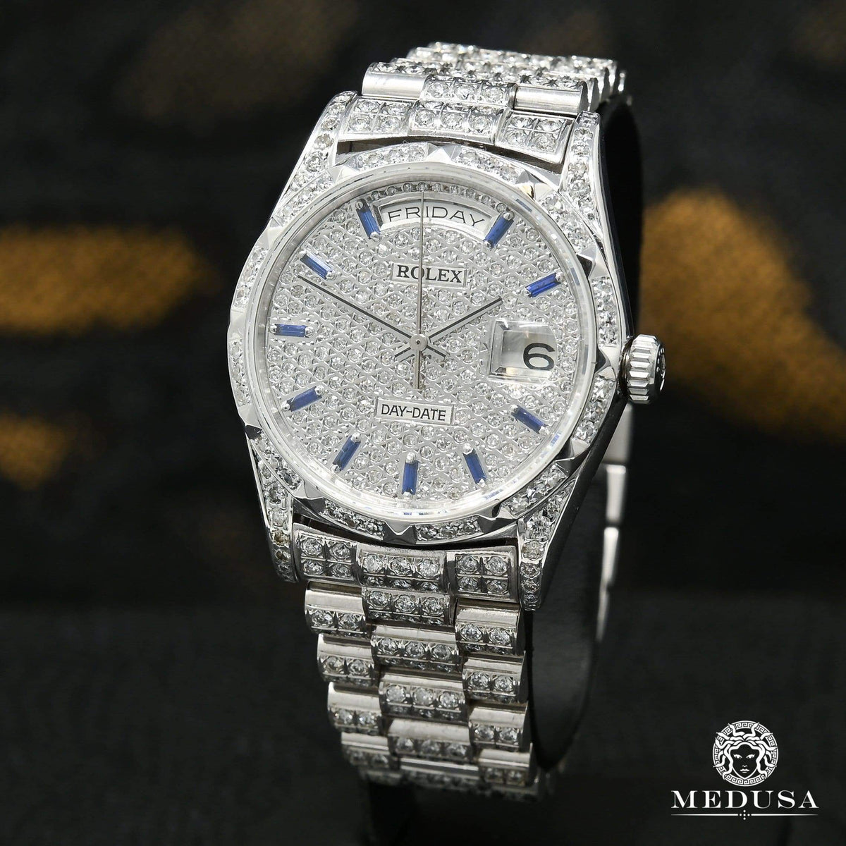 Montre Rolex | Montre Homme Rolex President Day-Date 36mm - Or Blanc Or Blanc